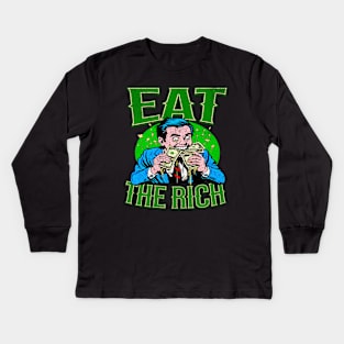 UAW Eat The Rich Kids Long Sleeve T-Shirt